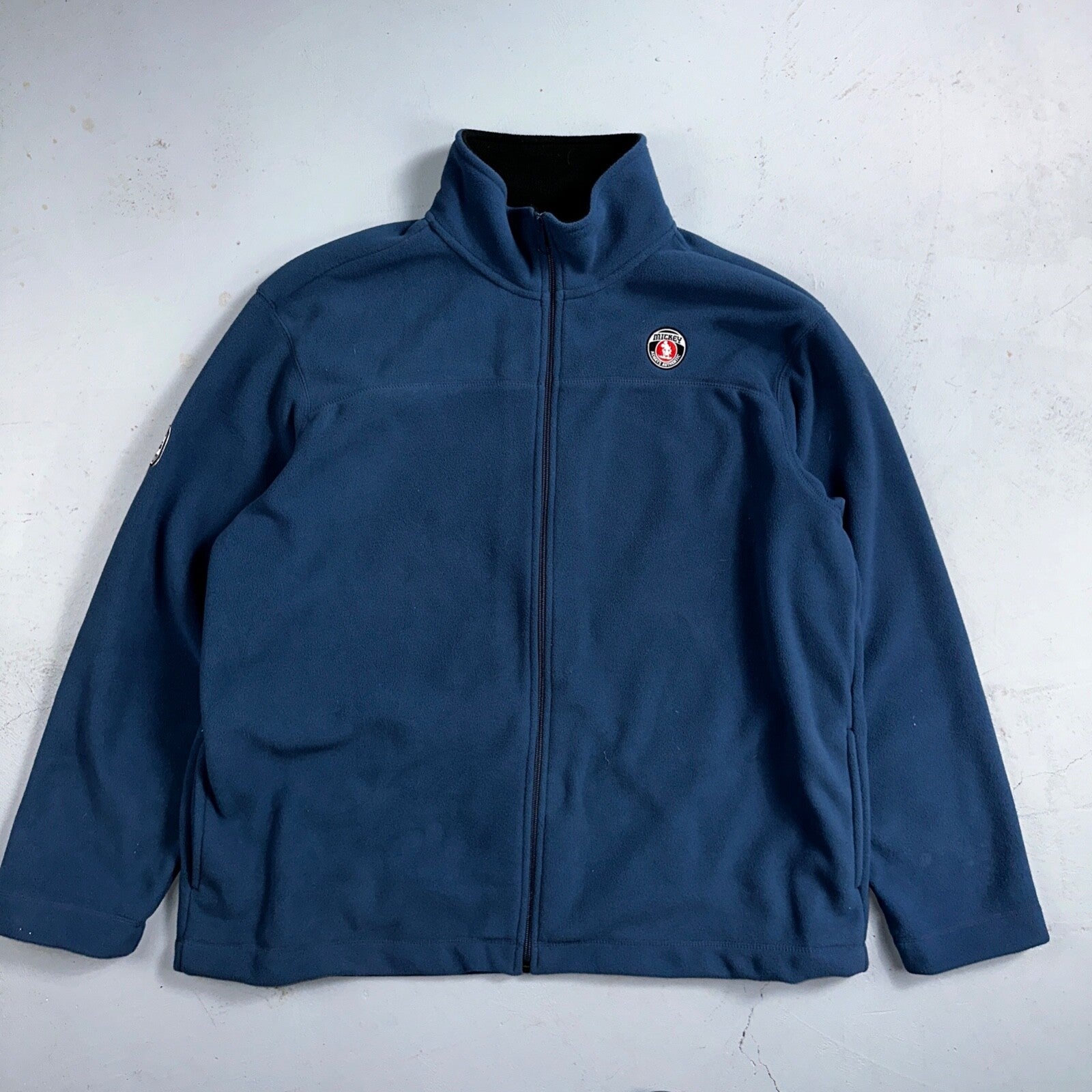 Walt Disney World Mickey Mouse Mens Full Zip Fleece Pull Over Sweat Shirt XL