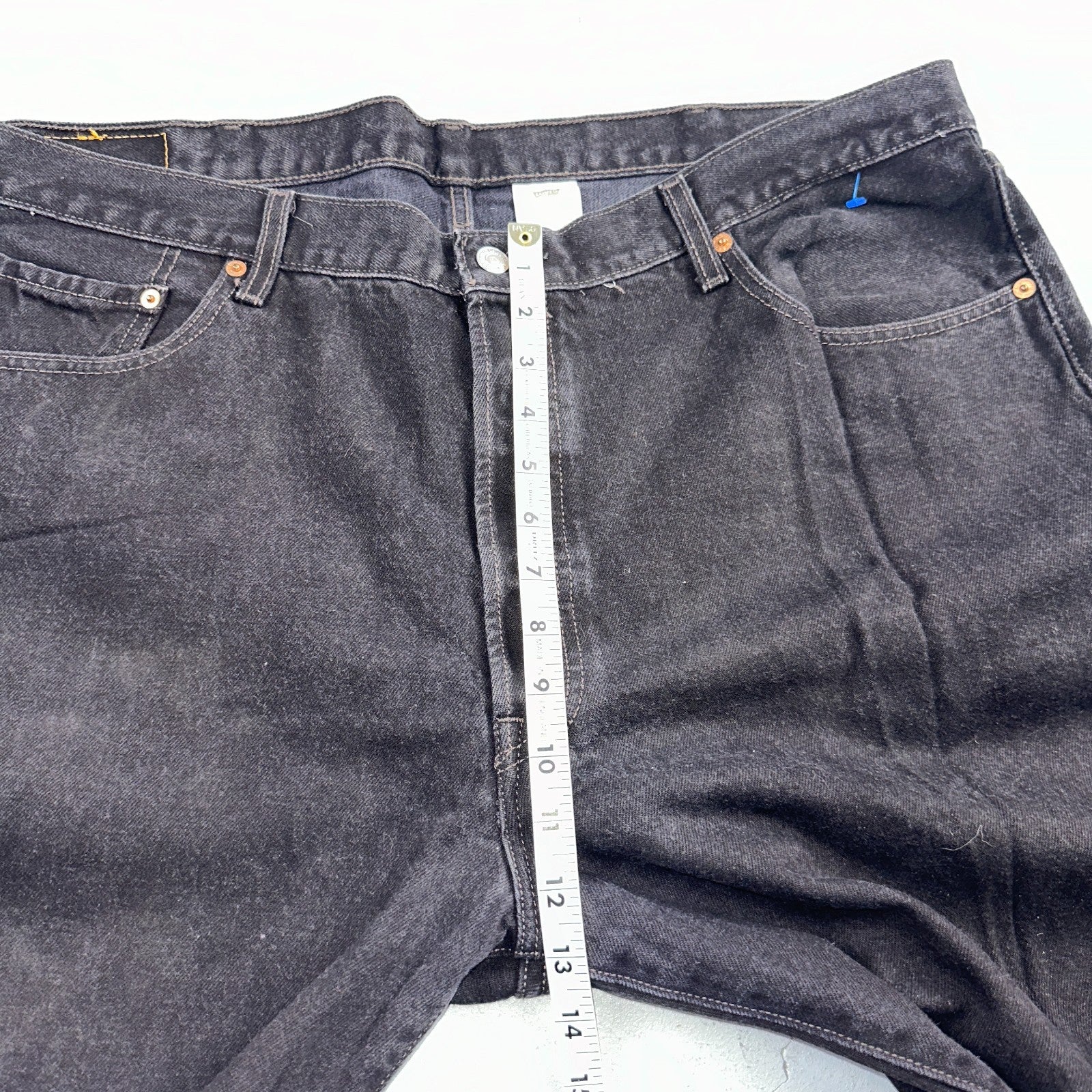 Levis 501 Vintage Y2K 90s XX Straight Leg Jeans Black Dark Wash 42x32 Act 41x31