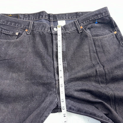 Levis 501 Vintage Y2K 90s XX Straight Leg Jeans Black Dark Wash 42x32 Act 41x31