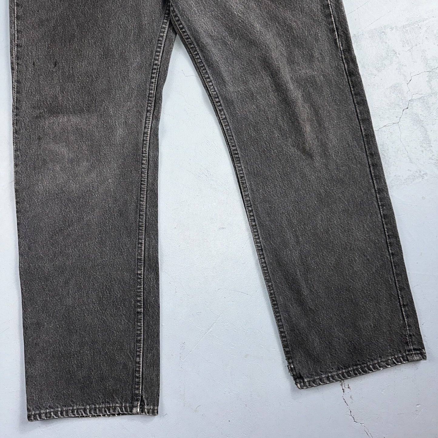 Levis 501 Vintage 90s USA XX Straight Leg Jeans Gray Light Wash 38x30 Act 36x29