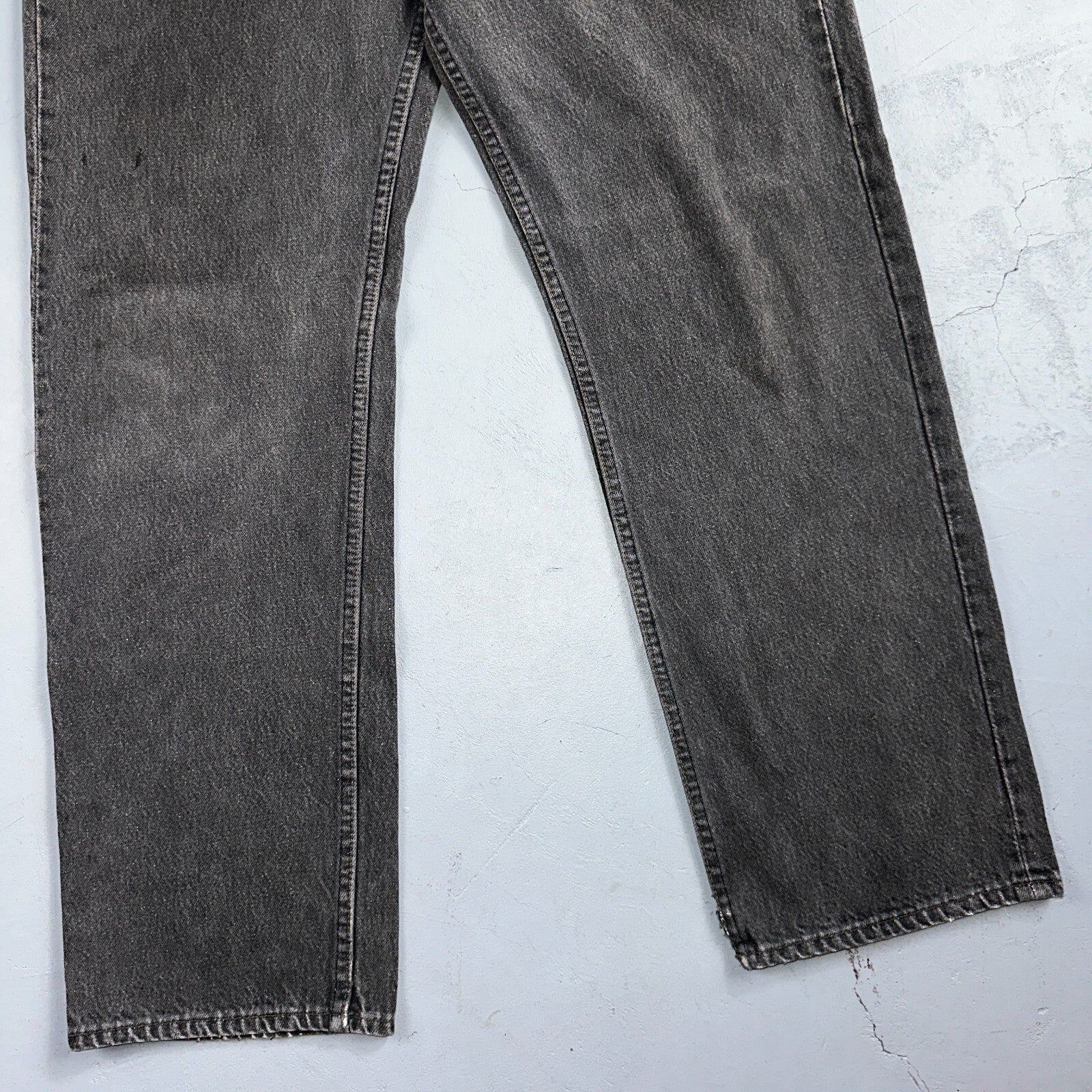 Levis 501 Vintage 90s USA XX Straight Leg Jeans Gray Light Wash 38x30 Act 36x29