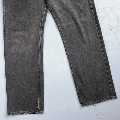 Levis 501 Vintage 90s USA XX Straight Leg Jeans Gray Light Wash 38x30 Act 36x29