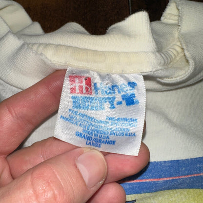 North West Kayak Vintage T Shirt White Thrashed Nor Wester Hefe Weizen Beer Rap