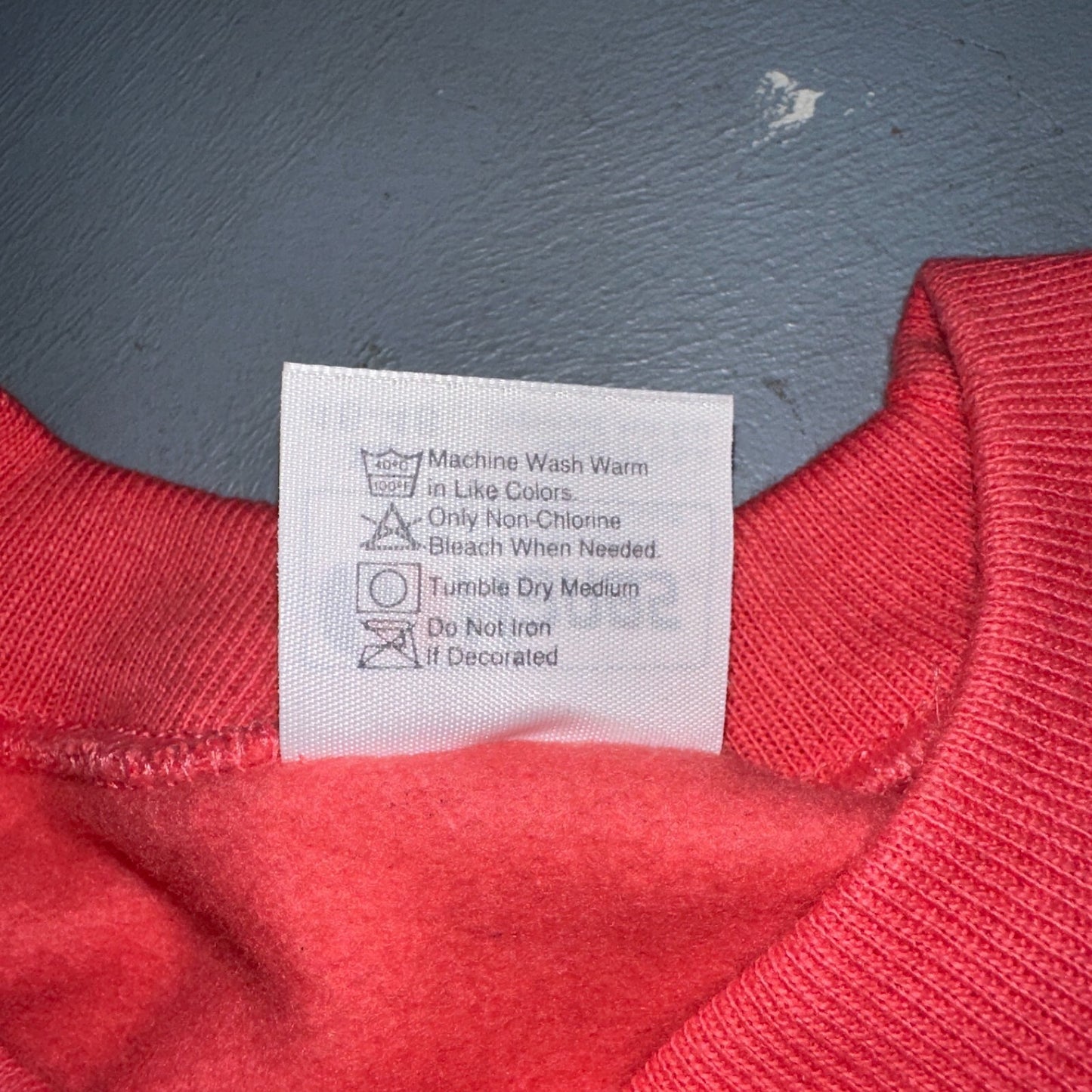 Hanes VTG Catch The Wind Crew Neck Sweatshirt Central Oregon 80s Pink XL