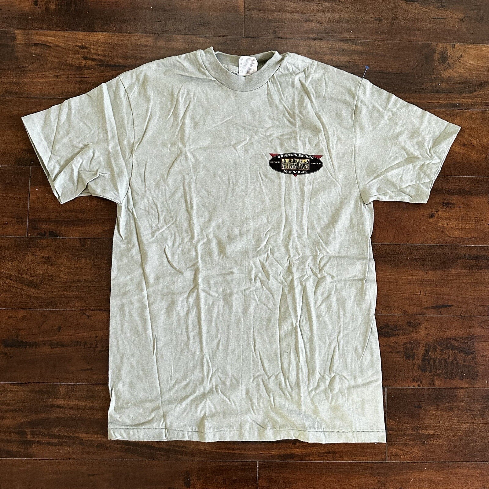 Vintage Hawaiian Style 80s T-Shirt USA 90s Rare Rap Hawaii Aloha Single Stitch