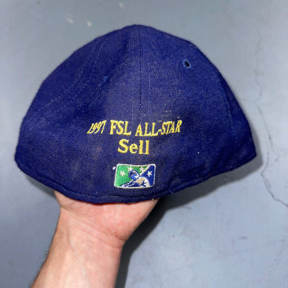 1997 All Star Vero Beach Dodgers New Era 59Fifty  Baseball Fitted Cap Hat 7 1/8