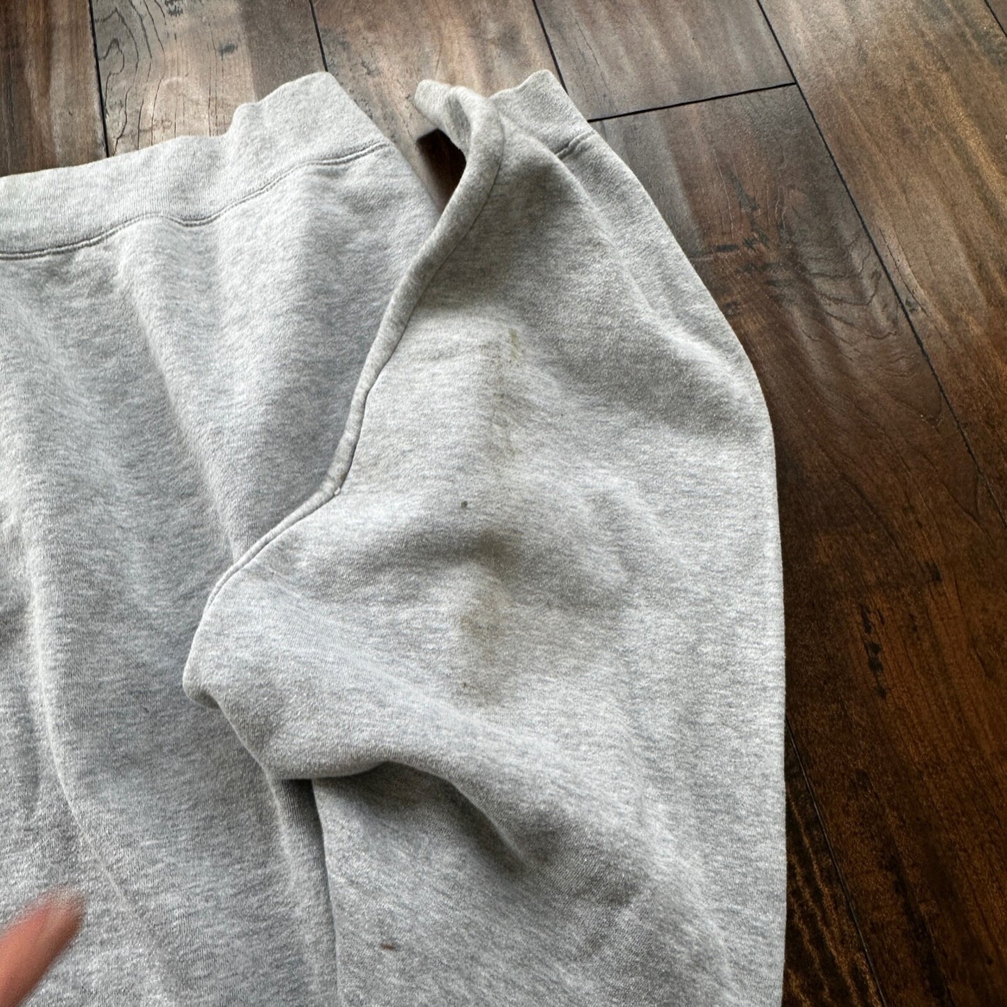 Vintage Nike Crewneck Sweater Gray Essential Super Bowl XXXV Tampa Y2K