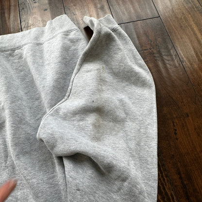 Vintage Nike Crewneck Sweater Gray Essential Super Bowl XXXV Tampa Y2K