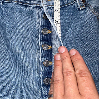 Levis 501 Vintage Y2K Mexico Straight Leg Jeans Blue Light Wash 40x30 Act 38x30