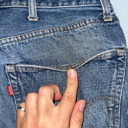Levis 501 Vintage 70s SS Redline Selvedge USA XX Jeans Med Wash 48x30 Act 43x26