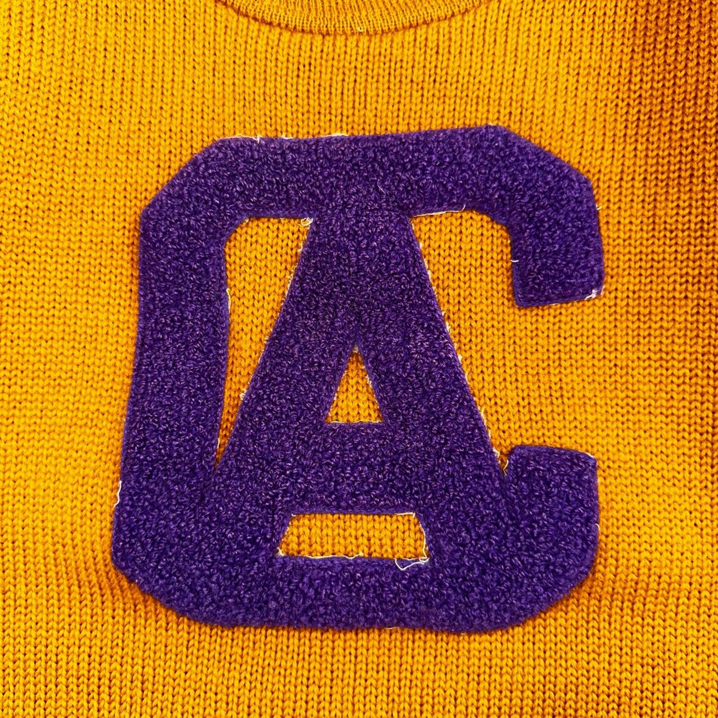 California VTG 1920s Letterman Sweater Varsity Letter University Wool Antique 20