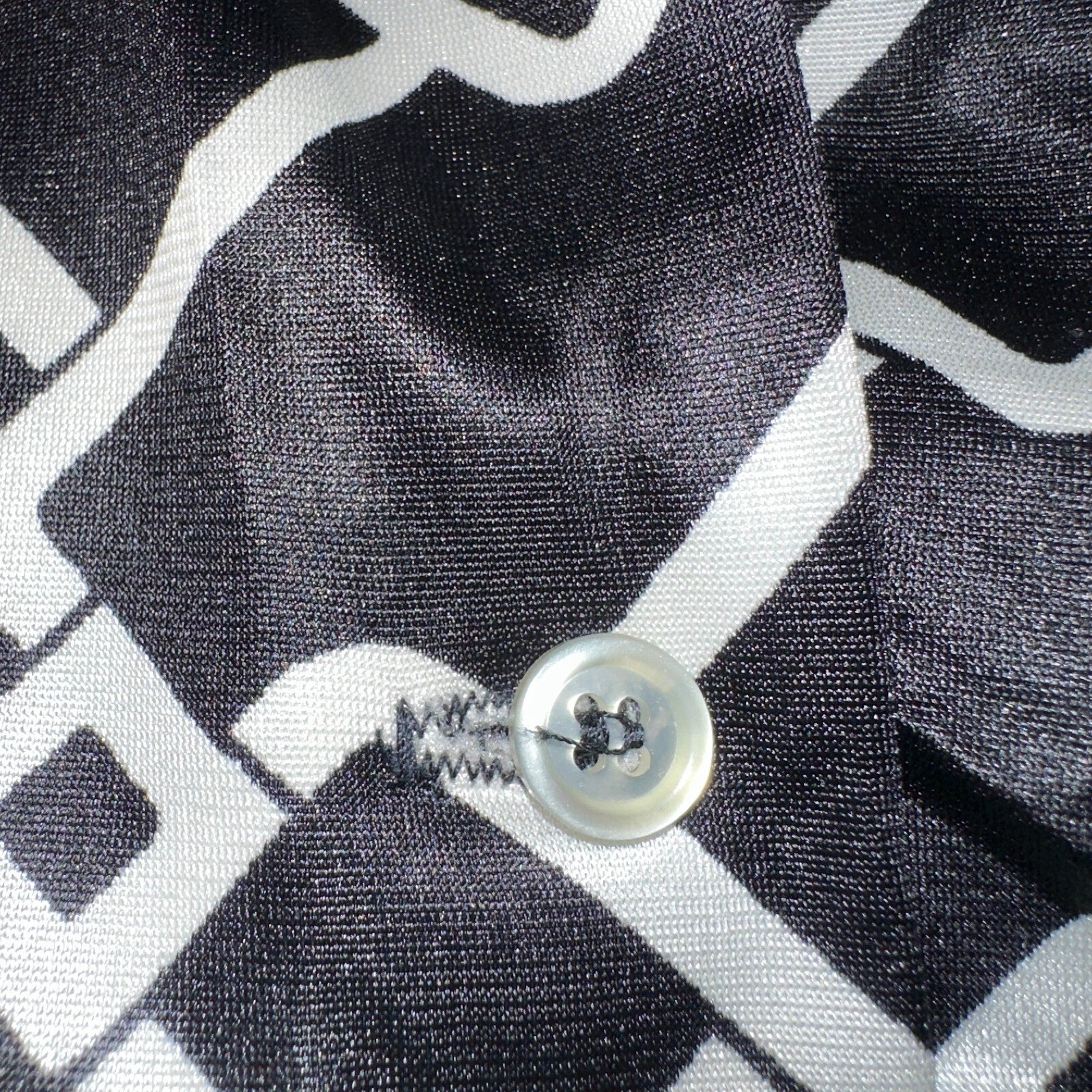 Koret of California Sz 16 Vintage Button Shirt Jacket Collar 70s Rockabilly 60s