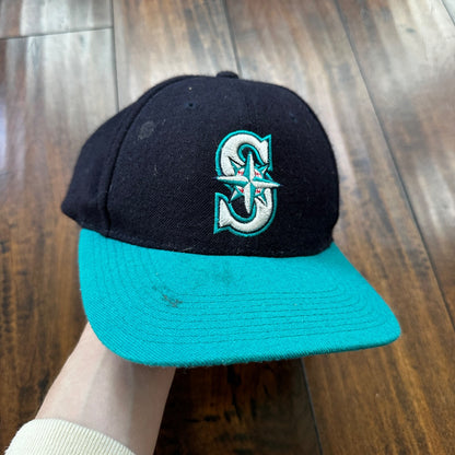 Nike Seattle Mariners VTG Hat Cap Snapback Y2K Team Wool