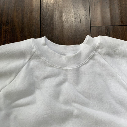 Oneita BLANK Vintage White Sweatshirt 90s Essential Lot Rap T Shirt Rare Jumper