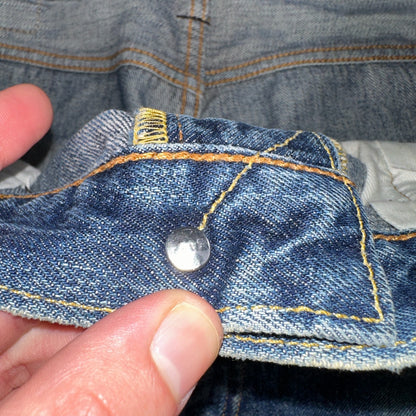 Levis 501 Y2K XX Straight Leg Jeans Blue VTG Med Wash 34x36 Act 34x34