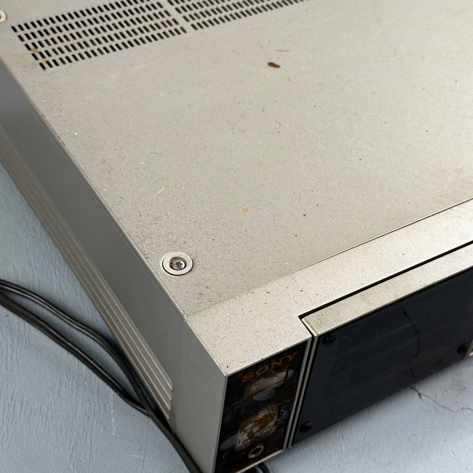 Sony TC-FX1010 Tape Deck Rare Find Cassette Broken For Parts As Is