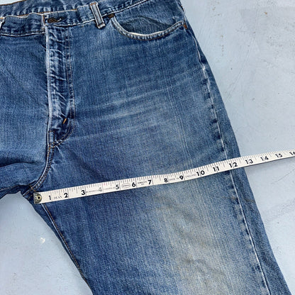 Levis VTG 517 0217 Jeans Mens 40x32 Blue Talon 70s USA Denim Single Stitch 38x31