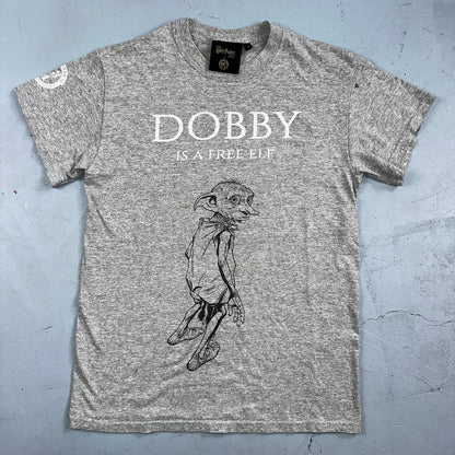 Harry Potter Official Dobby Free Elf VTG Style T Shirt Gray Small Florida