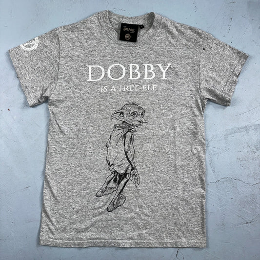 Harry Potter Official Dobby Free Elf VTG Style T Shirt Gray Small Florida