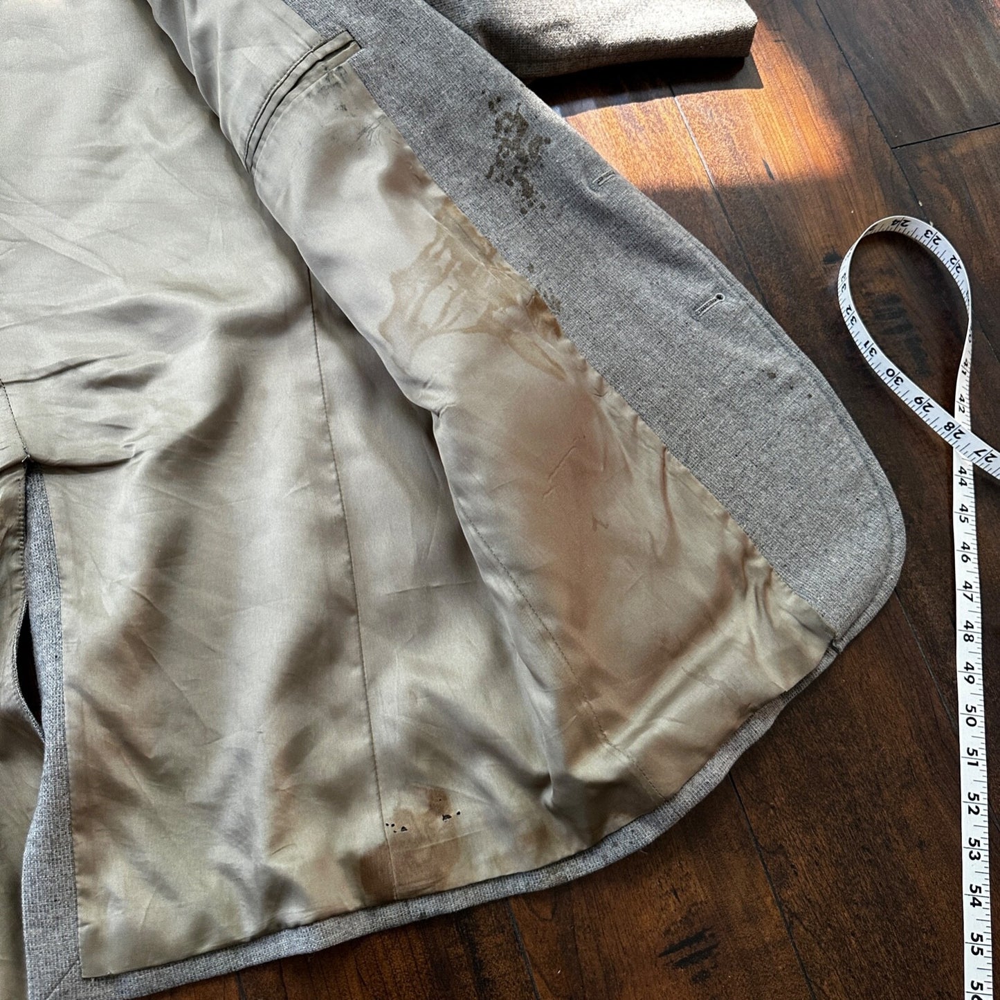 Pendleton 1970s Blazer Men’s 44 100% Virgin Wool Western Sport Coat 70s STAINS