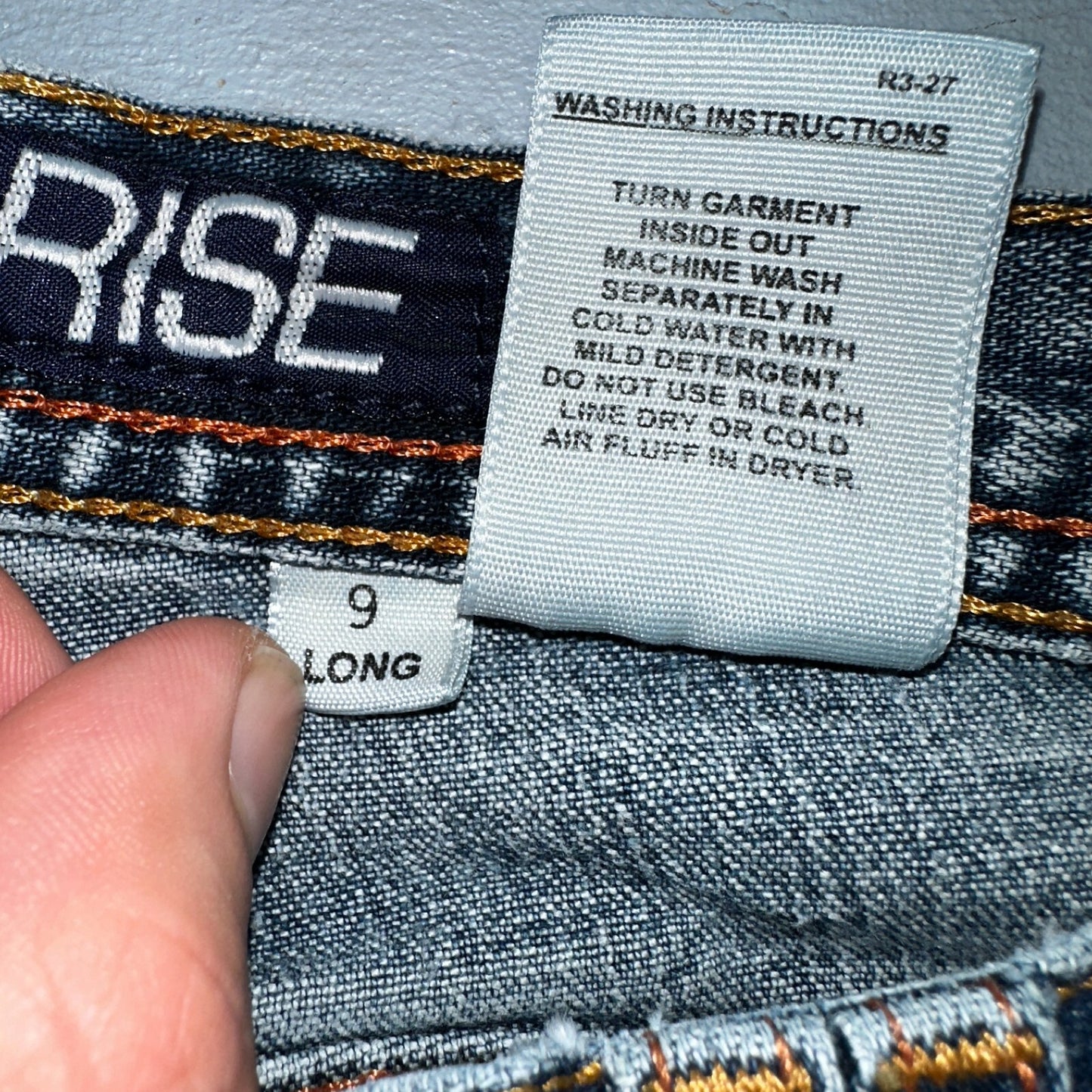 VINTAGE Cruel Girl Jeans Womens 9 Long Regular Low Rise Wide Leg Med Wash Denim