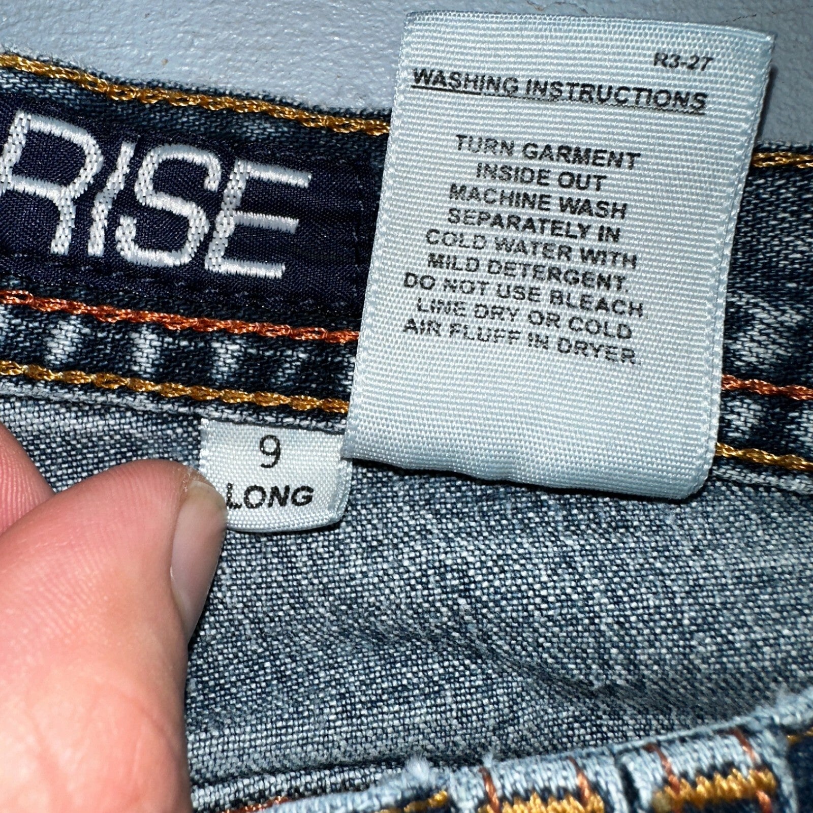 VINTAGE Cruel Girl Jeans Womens 9 Long Regular Low Rise Wide Leg Med Wash Denim