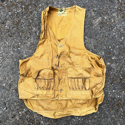 Vintage 1920s Duxbak Vest Utica Men’s Shooting Hunting USA Canvas 20s 30s