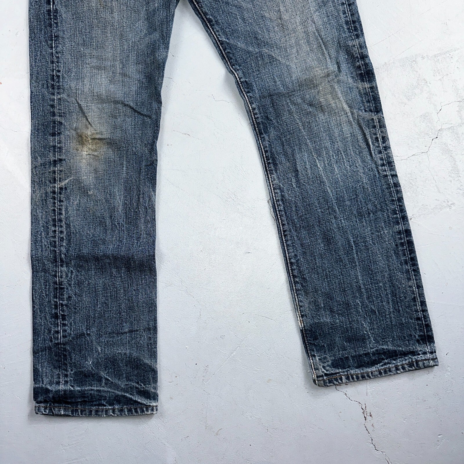 Levis 501 Y2K XX Straight Leg Jeans Blue VTG Med Wash 34x32 Act 33x30