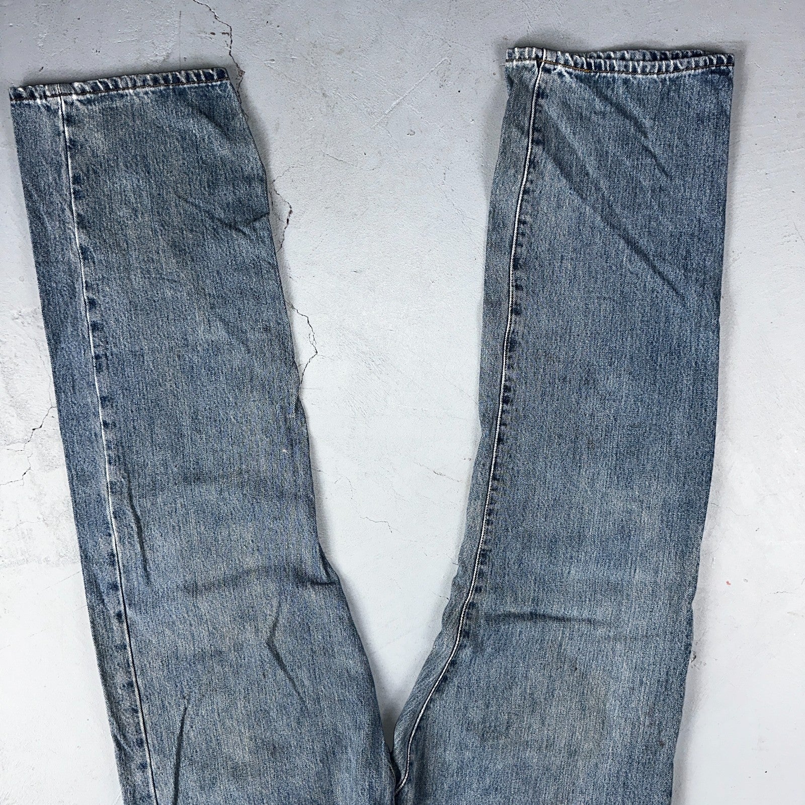 Levis 501 Vintage Y2K XX Straight Leg Jeans Blue Light Wash 40x34 Act 40x32