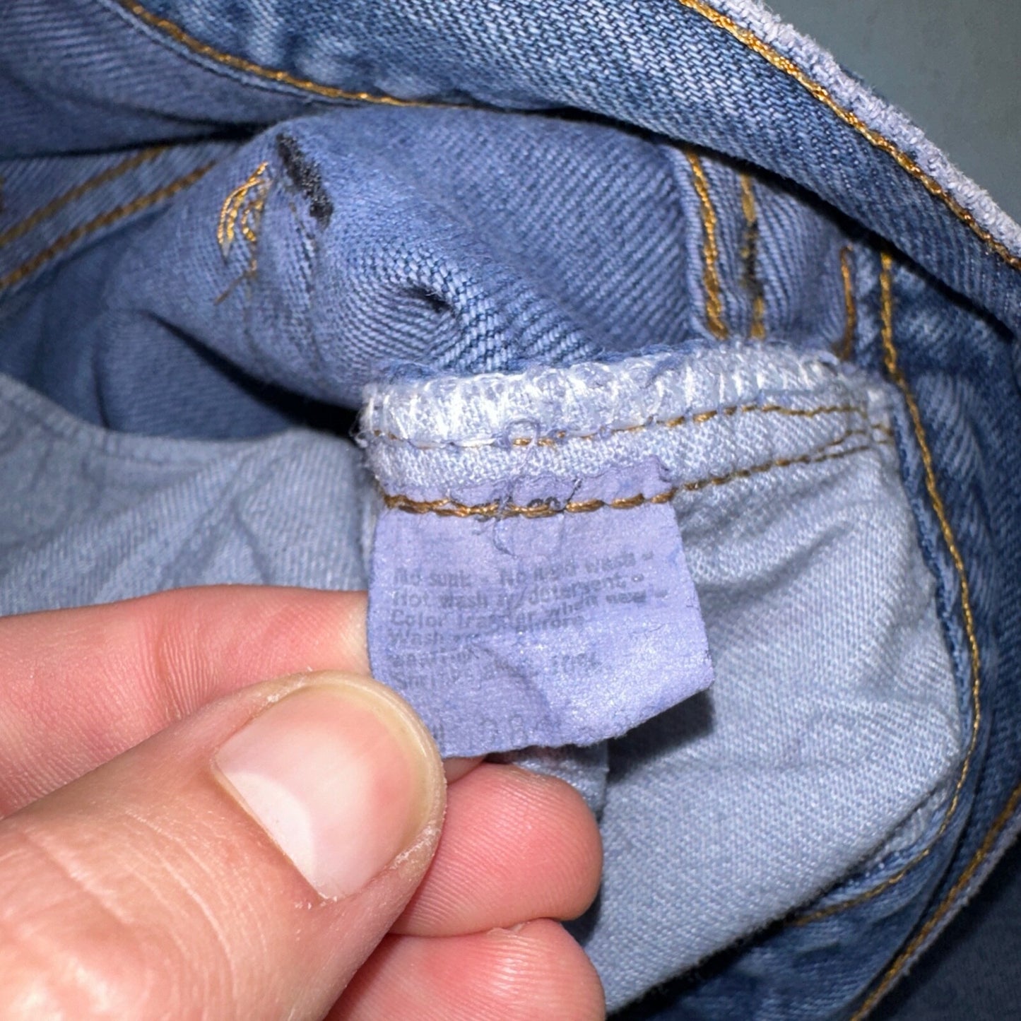 Levis 501 Vintage 80s Redline Selvedge USA XX Jeans Dyed Wash 28x36 Act 26x31