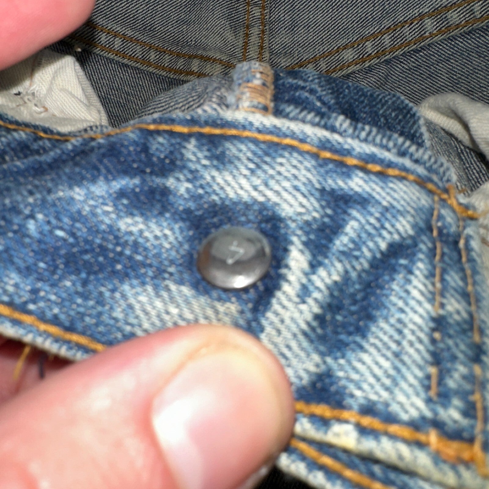 Vintage LEVIS 505 Jeans Big E 1960s Denim 30x26 USA 60s 501 502 Talon Zipper
