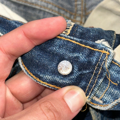 Levis 501 Big E Vintage 60s Redline Selvedge USA XX 1960s Jeans 27x30 Act 25x28