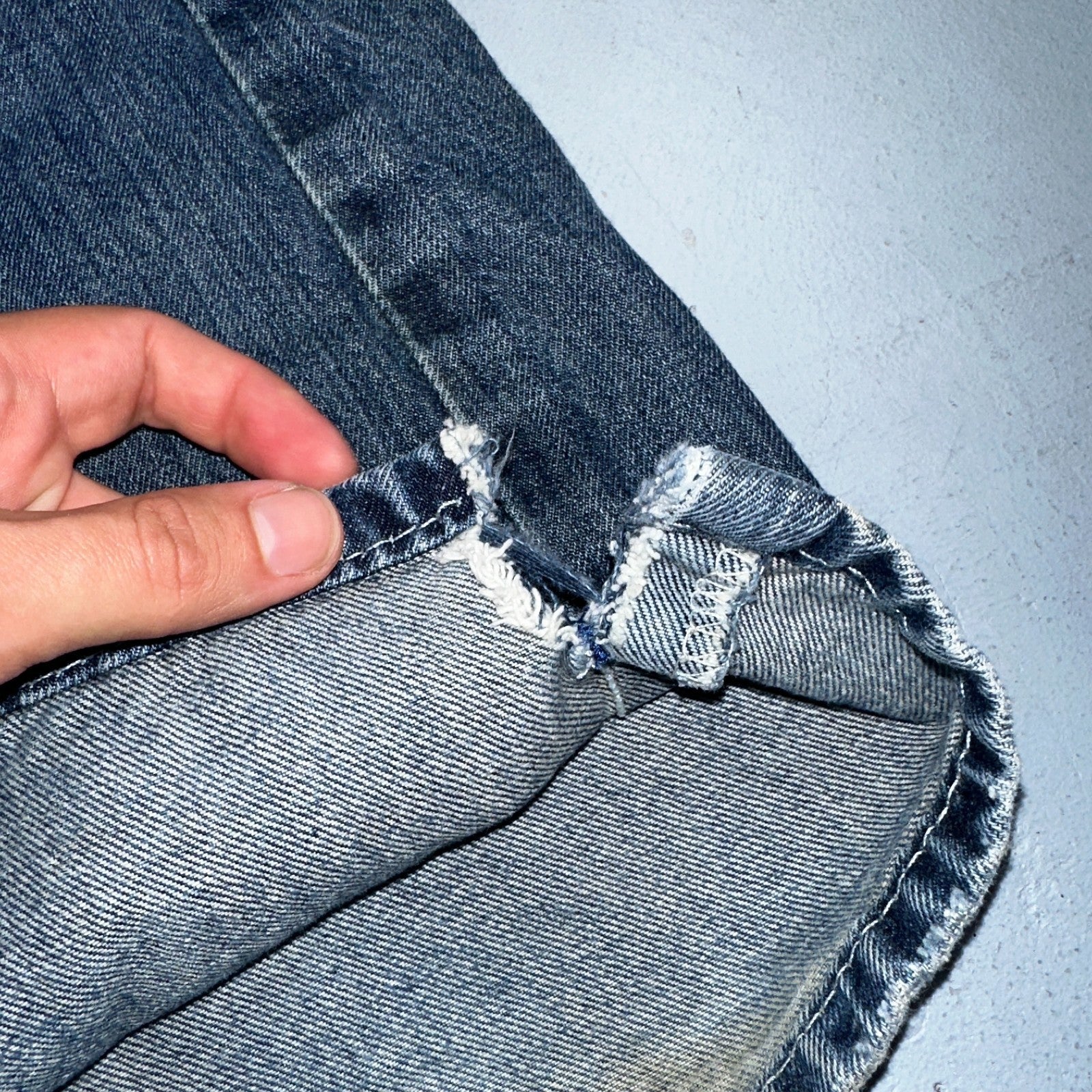 Ariat Jeans Mens 30 X 34 Blue Denim Rebar M4 Relaxed Boot Cut Workwear Country