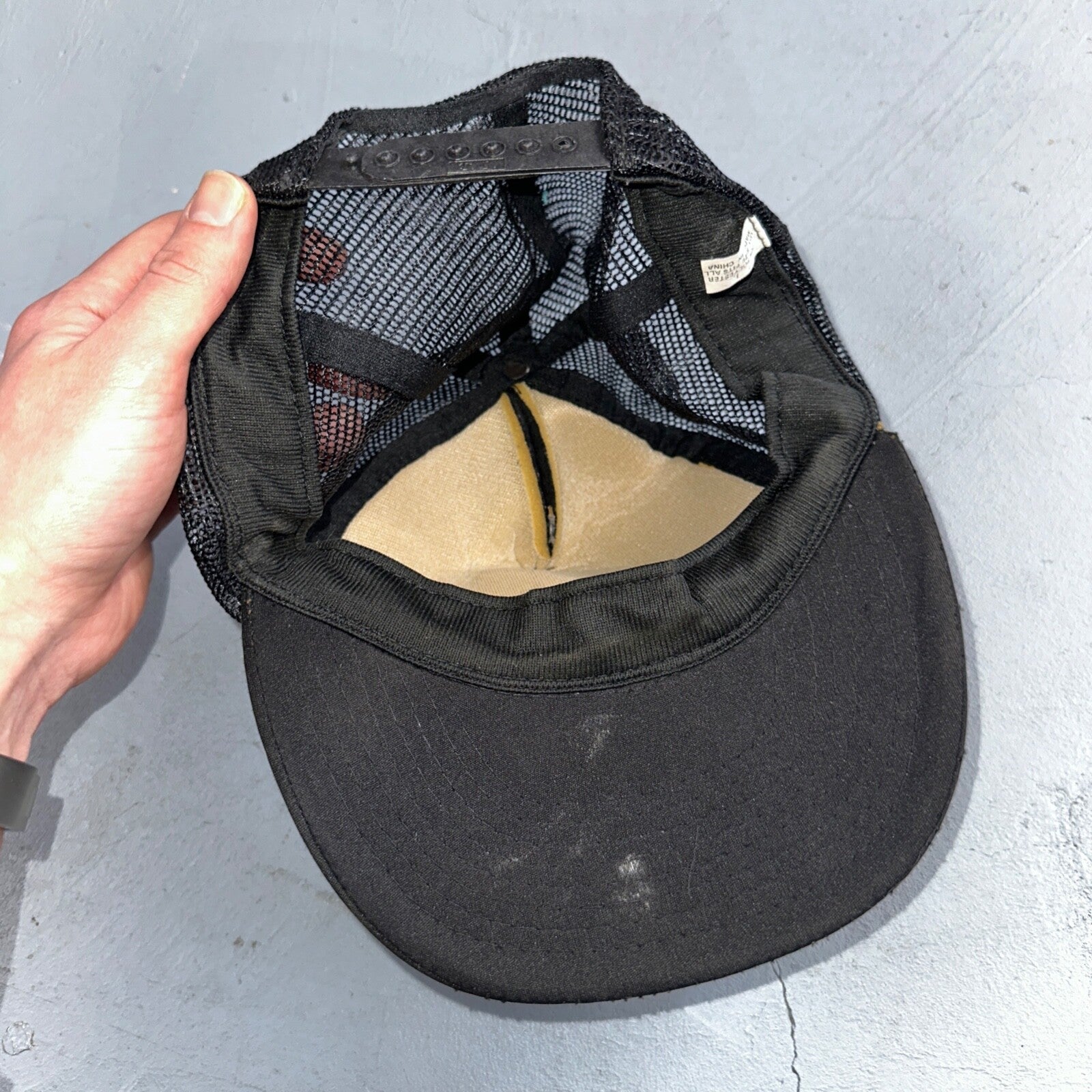 Vintage 1980’s Harley Davidson Motorcycles Snapback Foam Trucker Hat USED HEAVY