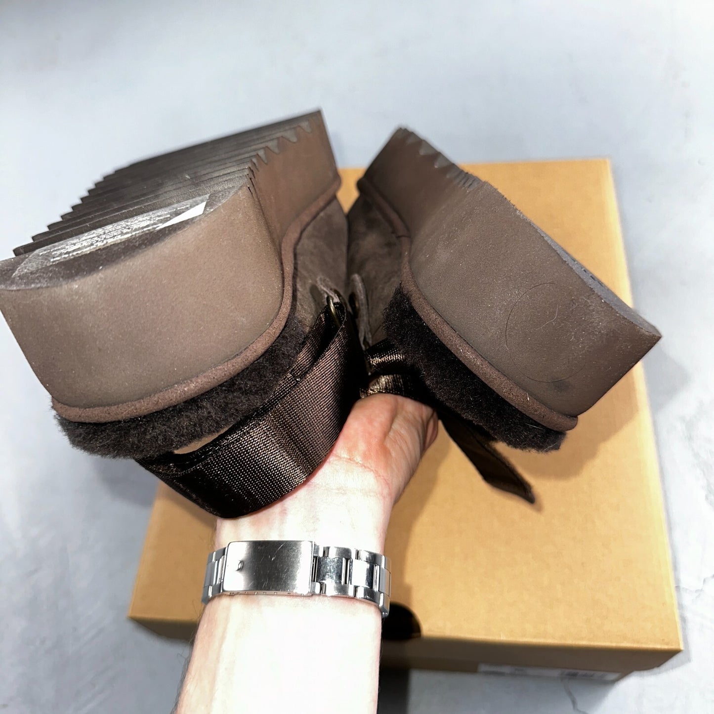 Ugg Australia Womens  Lanah Clog Platform Slipper Size 10 NIB Brown Chocolate