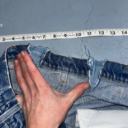 Levis 517 Vintage 80s USA Orange Tab Bootcut Flare Blue Worn Jeans Act 32x28