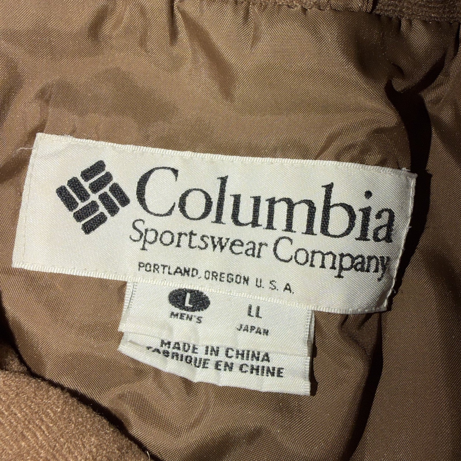 Vintage Columbia Delta Marsh Camo Jacket Men's Large Full Zip Hunting 1995