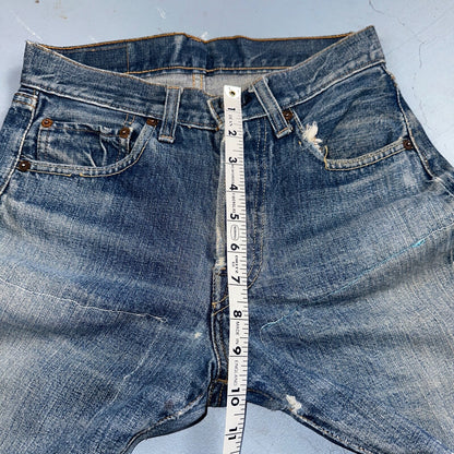 Levis 501 Big E Vintage 60s Redline Selvedge USA XX 1960s Jeans 66 Act 26x25