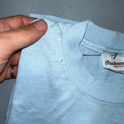 Carolina Tarheels 80s VTG T Shirt Blue UNC 1980s College University Graphic XL