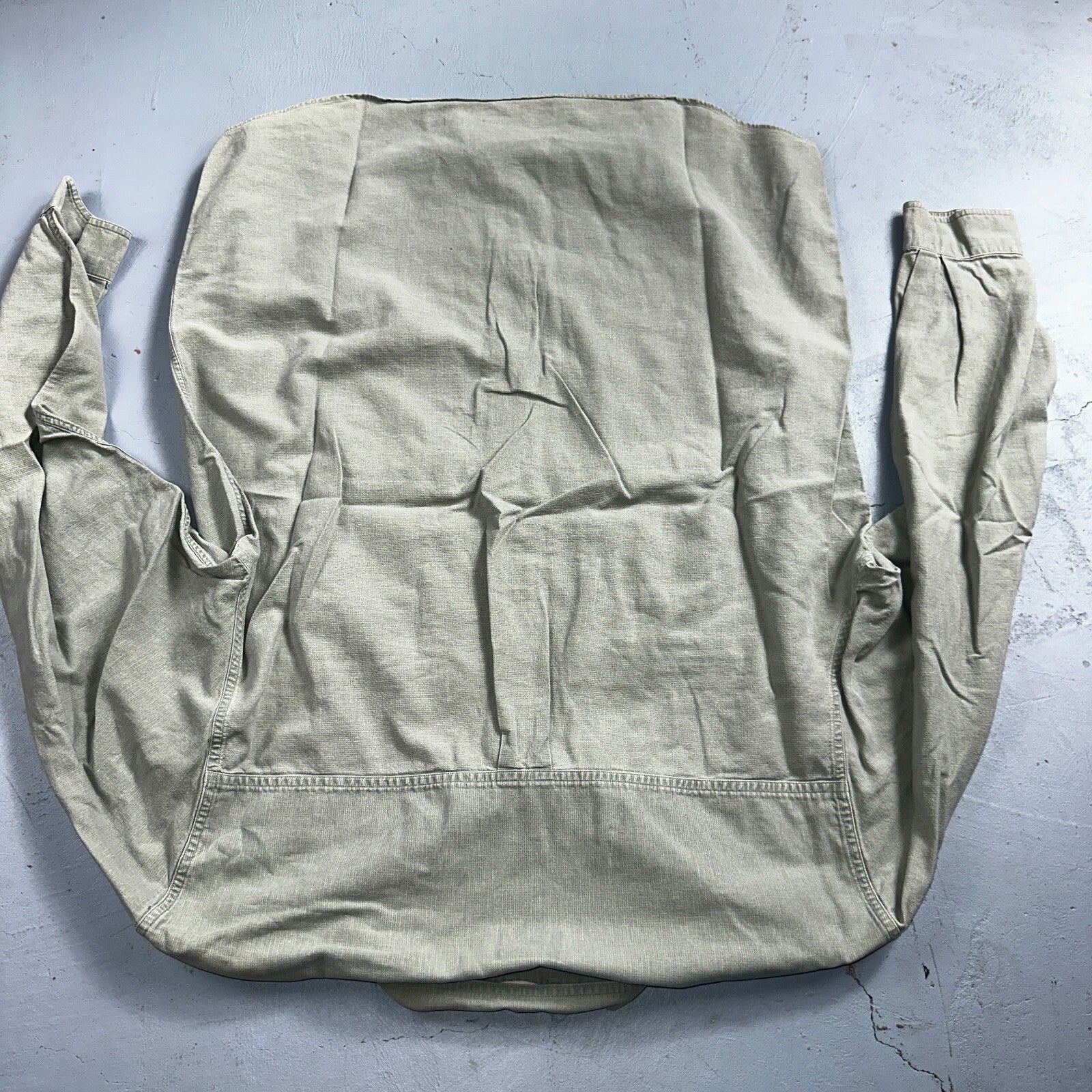 BANANA REPUBLIC 90s Vintage Safari Khaki Long Sleeve Shirt Men's L Outdoor