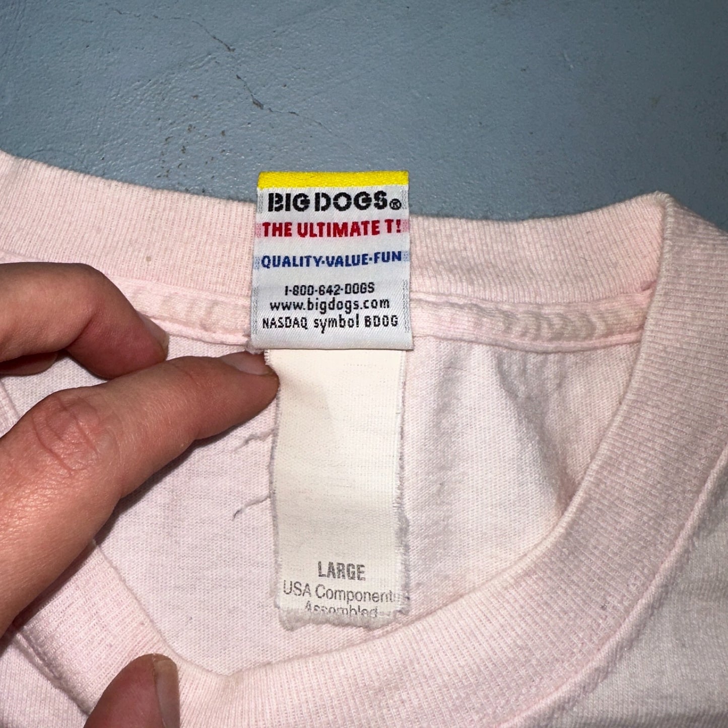 Big Dogs Rock Star GRRRL Girl Y2K VTG T Shirt Bratz Dolls 2000s Pink Cute Punk