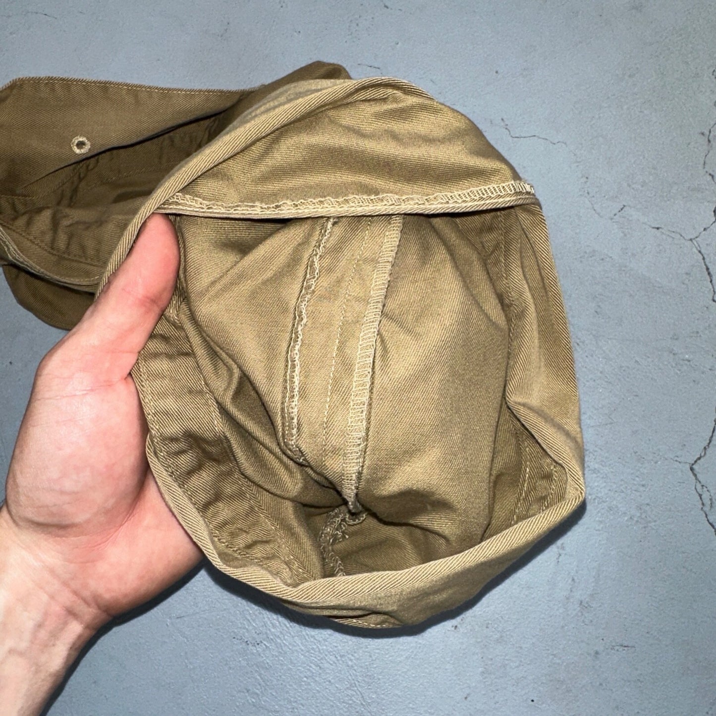 WWII US Navy V-5 Aviation Cadet Garrison Hat Lot of 2 WW2 Stencil