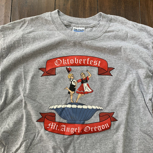 Oktoberfest October Fest Vintage T Shirt OREGON German Funny Rap Costume Y2K
