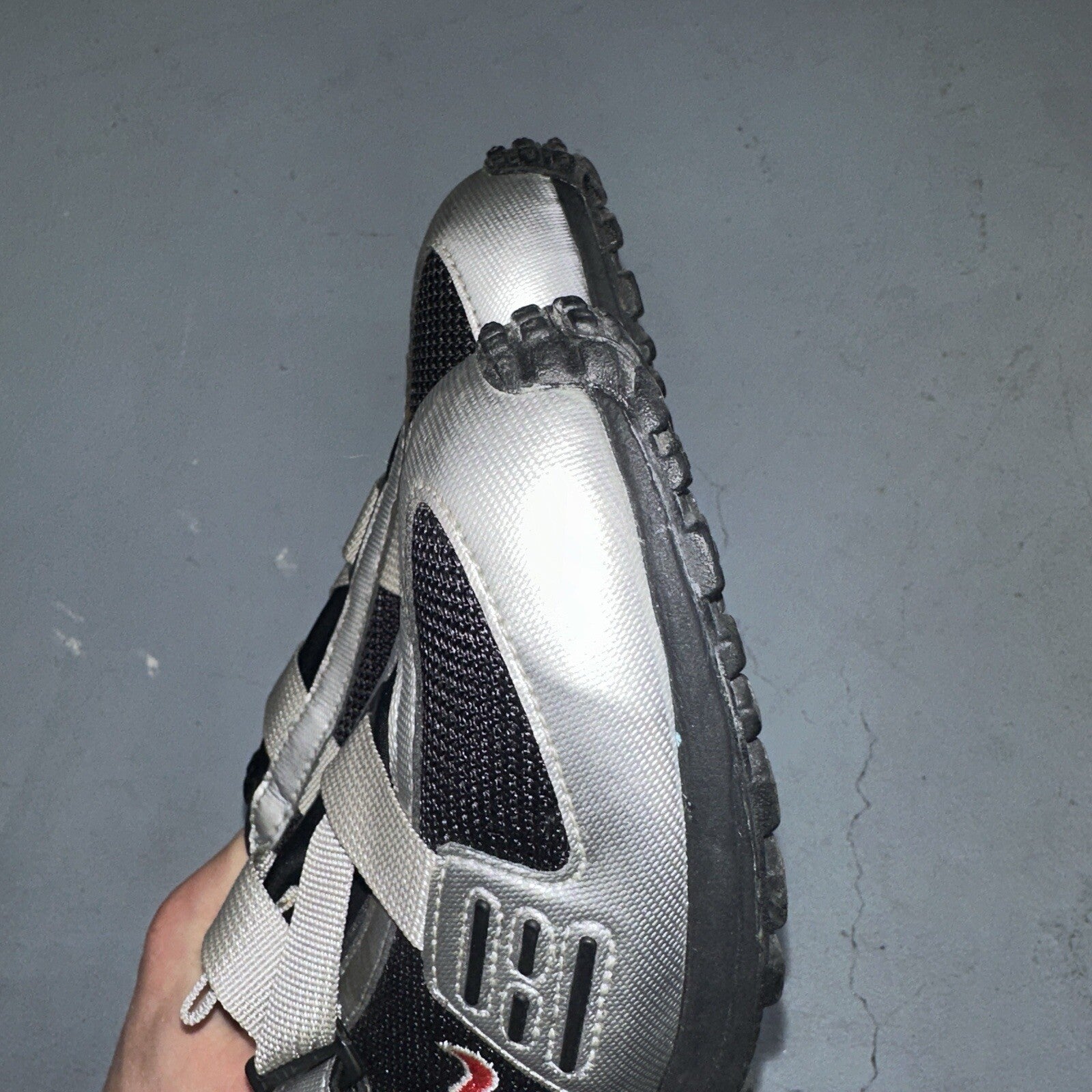 Nike Size 10 VTG 171105-061 Contagious Women's Cycling Shoes Silver 1998 90s