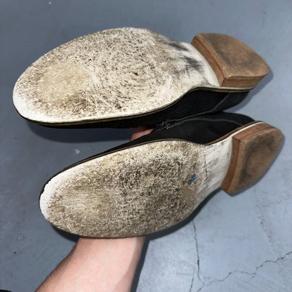 Giorgio Brutini Men’s Size 9 Black Suede Dress Shoes Classy Laces