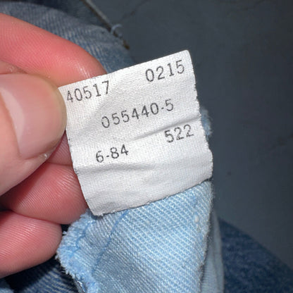 Levis 517 Vintage 80s USA Orange Tab Bootcut Flare Blue Worn Jeans Act 32x30