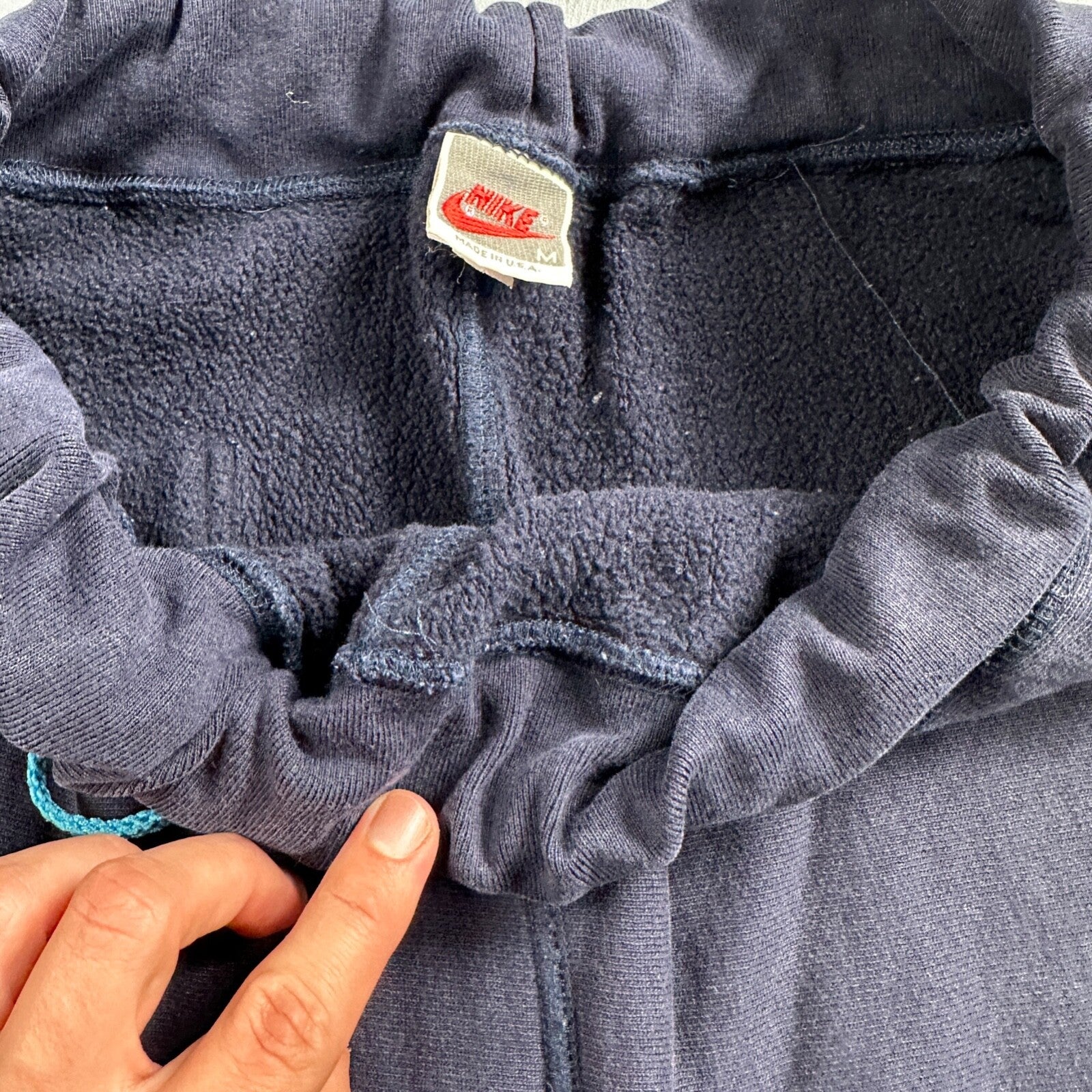 Nike Sweatpants VTG 90s Mens M Navy Swoosh Logo Jogger Casual Classic Retro Gym