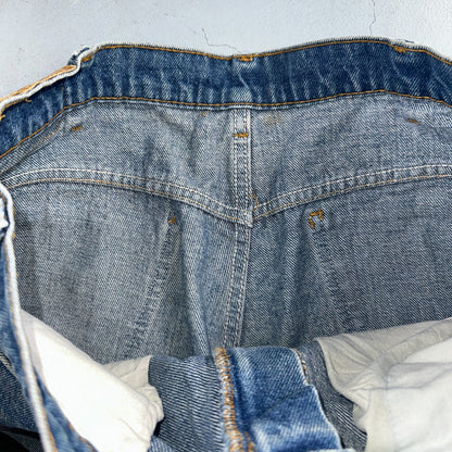 Levis 517 Vintage 80s USA Orange Tab Bootcut Flare Blue Worn Jeans Act 32x31