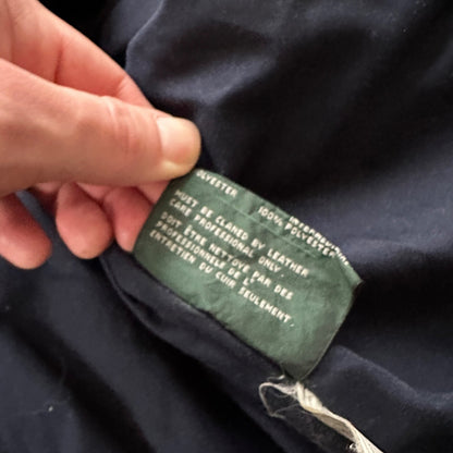 Andrew Marc NEW YORK Mens Suede Leather Coat Jacket Boxy Vintage Y2K 90s A2