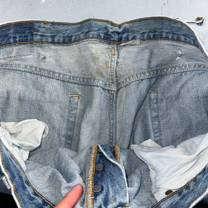 Levis 501 Vintage Y2K XX Straight Leg Jeans Blue Light Wash 40x34 Act 40x32